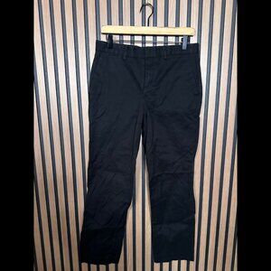 Express Chino Pants 30 x 30 Mens Black Flat Front Stretch